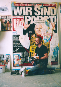 Foto: Jens Lorenzen in his Atelier